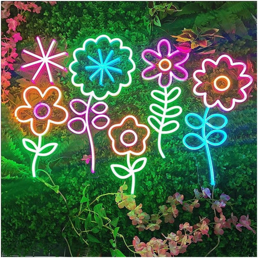 Bouquet Of Flowers Led Sign Business Neon Signs