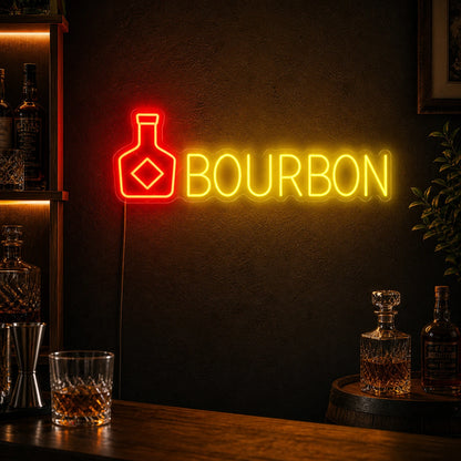 Bourbon Bar Neon Sign LED Neon Sign high-converting product image
