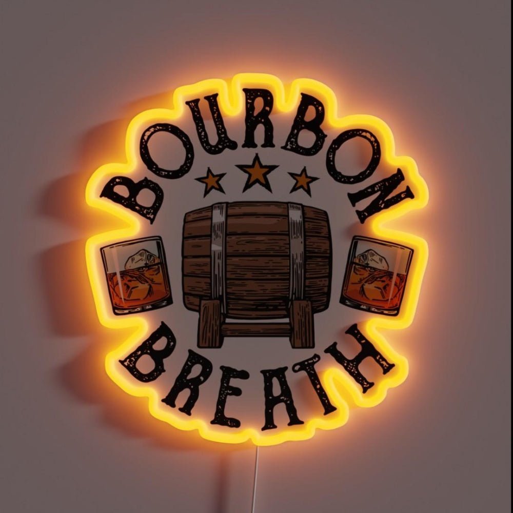 Bourbon Breath Rgb Led Neon Sign - Shineneon