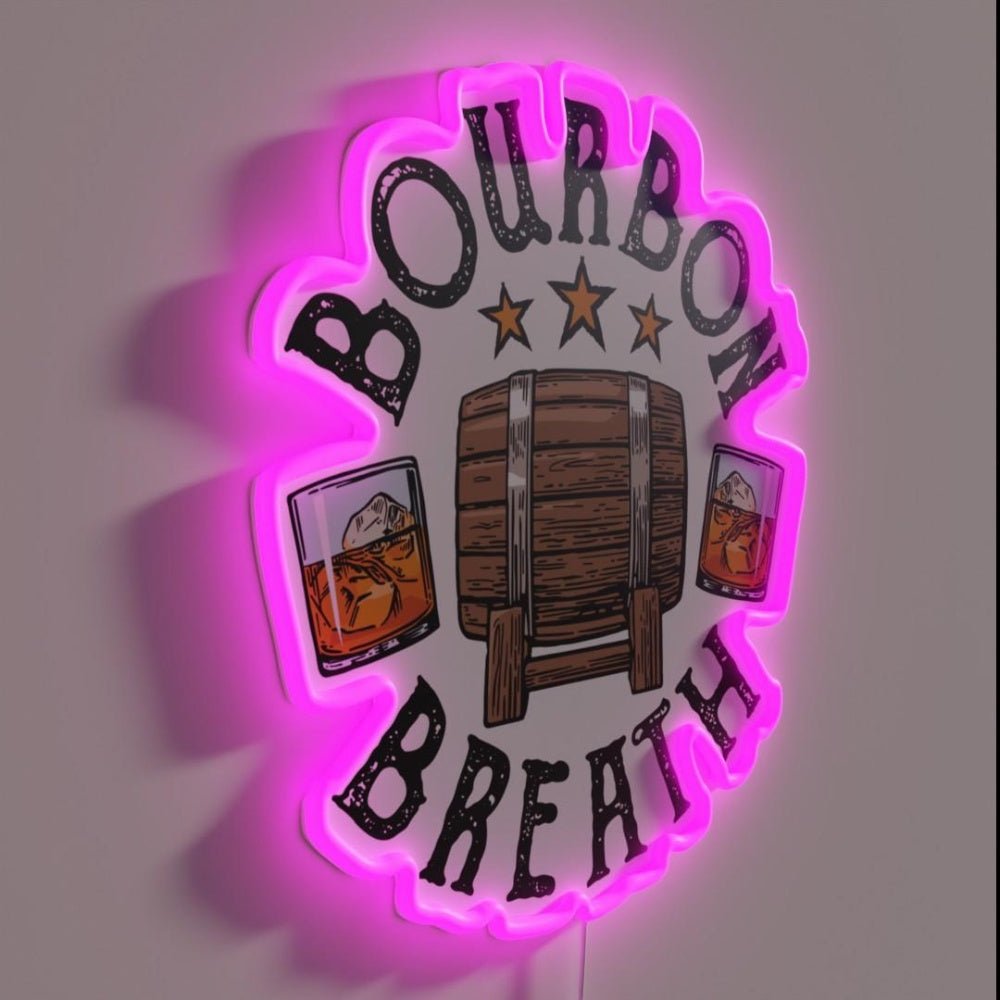 Bourbon Breath Rgb Led Neon Sign - Shineneon