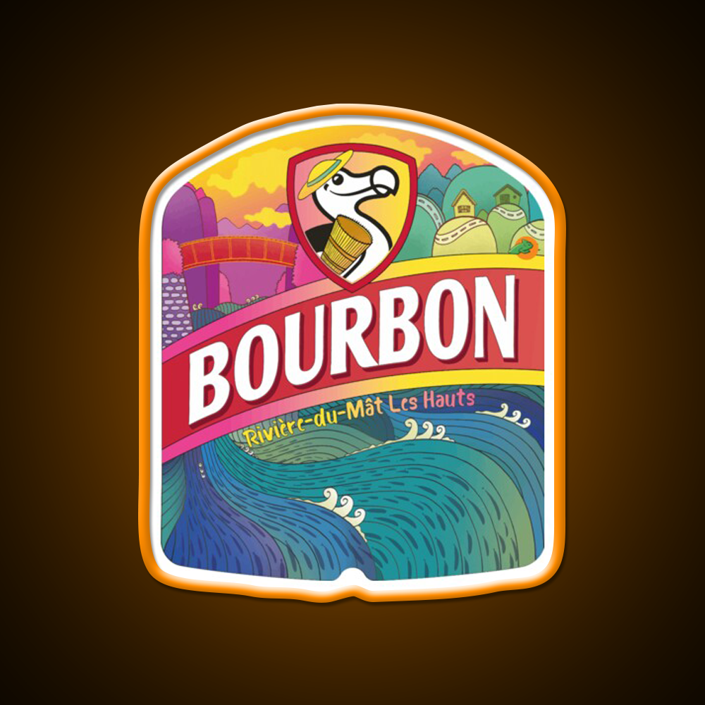 Bourbon Dodo Beer Bar Decor Led Neon Sign Rgb Color - LED neon sign view 6