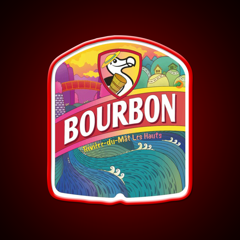 Bourbon Dodo Beer Bar Decor Led Neon Sign Rgb Color - LED neon sign view 10