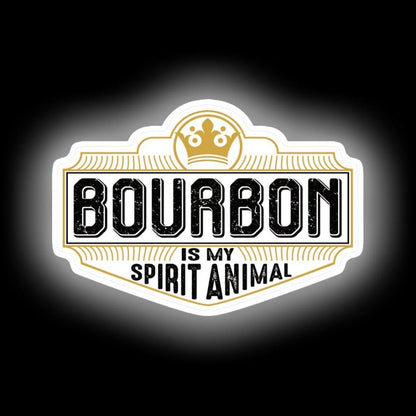 Bourbon Is My Spirit Animal Neon Sign - Shineneon