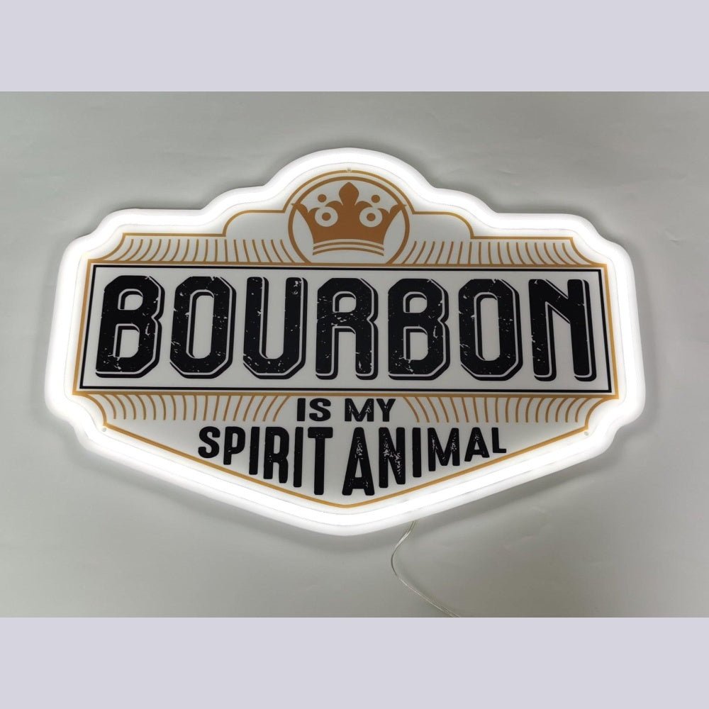 Bourbon Is My Spirit Animal Neon Sign - Shineneon