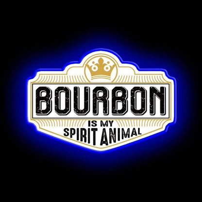 Bourbon Is My Spirit Animal Neon Sign - Shineneon