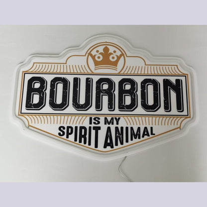 Bourbon Is My Spirit Animal Neon Sign - Shineneon