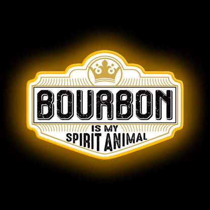 Bourbon Is My Spirit Animal Neon Sign - Shineneon