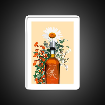 Bourbon Whiskey Artwork Whiskey Drink Bar Led Neon Sign Rgb Color