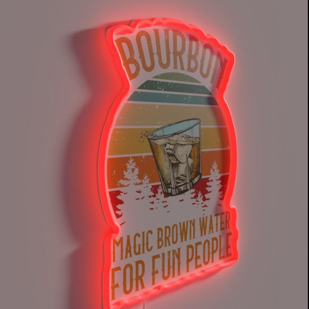 Bourbon Whiskey Rgb Led Neon Sign - Shineneon