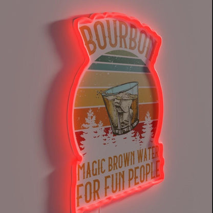 Bourbon Whiskey Rgb Led Neon Sign - Shineneon