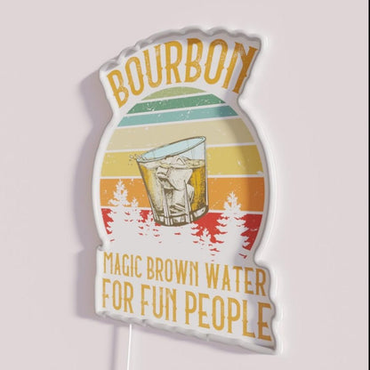 Bourbon Whiskey Rgb Led Neon Sign - Shineneon