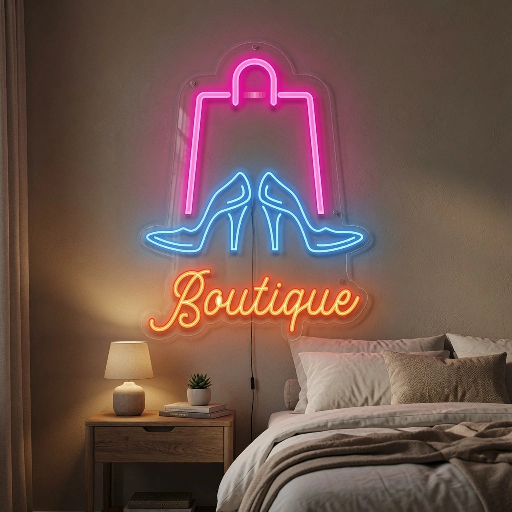 Boutique LED Neon Sign - 03 Real Lifestyle Scene