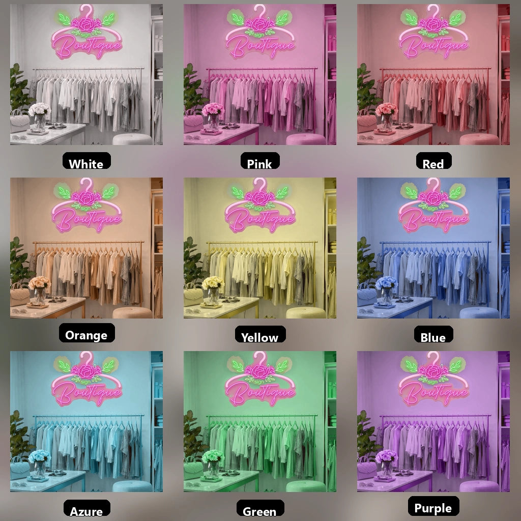 Boutique LED Neon Sign Home Wall Art - 05 Color Grid