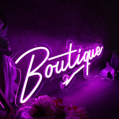 Boutique Purple Led Neon Sign - Shineneon