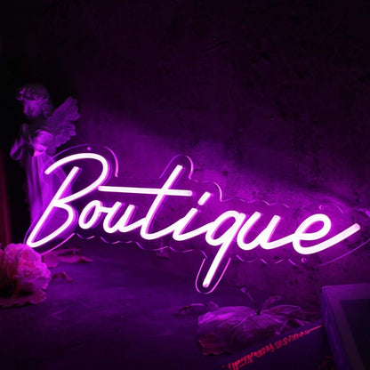 Boutique Purple Led Neon Sign - Shineneon