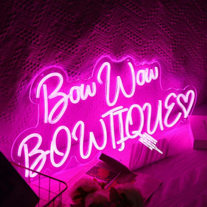 Bow Wow Bowtique Led Neon Sign - Shineneon