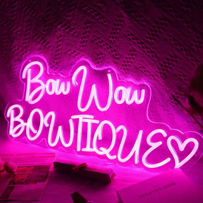 Bow Wow Bowtique Led Neon Sign | Shineneon