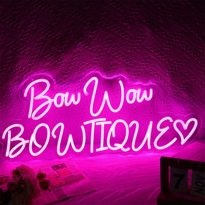 Bow Wow Bowtique Led Neon Sign - Shineneon