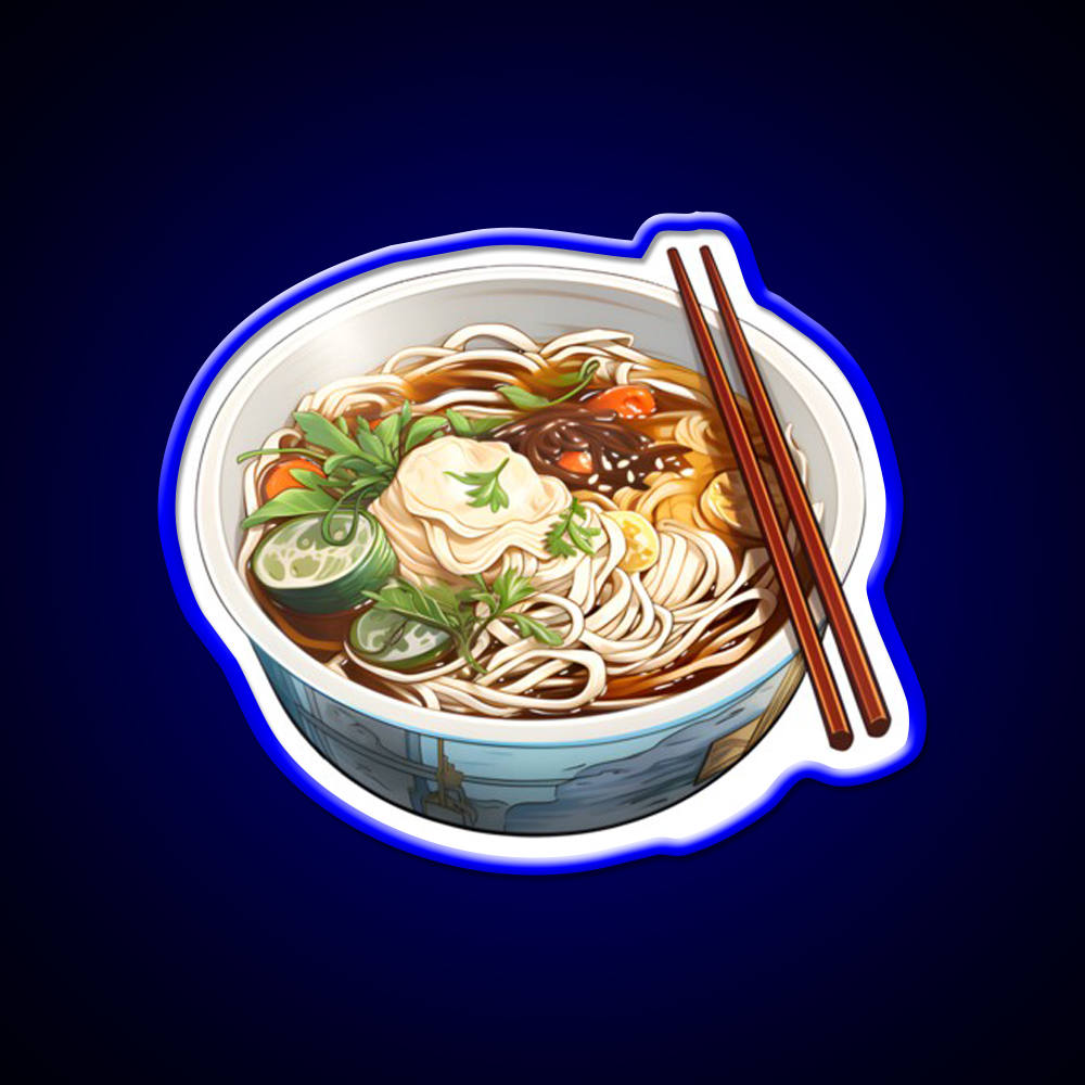 Bowl Of Chinese Noodles Led Neon Sign Chinese Food Rgb Color