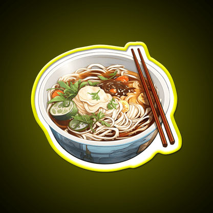 Bowl Of Chinese Noodles Led Neon Sign Chinese Food Rgb Color - Shineneon