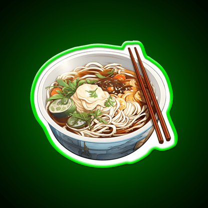 Bowl Of Chinese Noodles Led Neon Sign Chinese Food Rgb Color - Shineneon