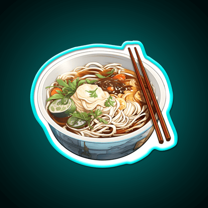Bowl Of Chinese Noodles Led Neon Sign Chinese Food Rgb Color - Shineneon