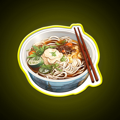Bowl Of Chinese Noodles Led Neon Sign Chinese Food Rgb Color