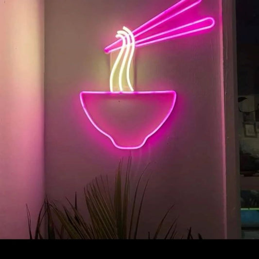 Bowl Of Noodles Led Sign Business Neon Sign