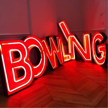 Bowling 3D Frontlit Channel Letters Led Light Sign - Shineneon