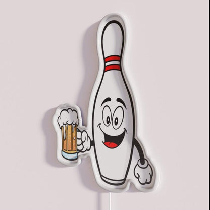 Bowling Drink Beer Rgb Led Neon Sign - Shineneon
