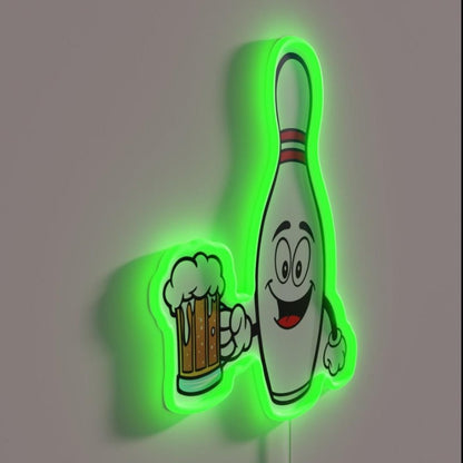 Bowling Drink Beer Rgb Led Neon Sign - Shineneon