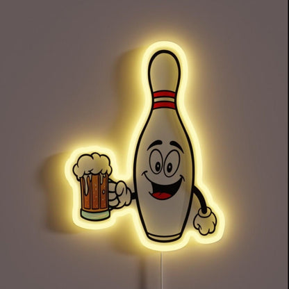 Bowling Drink Beer Rgb Led Neon Sign - Shineneon