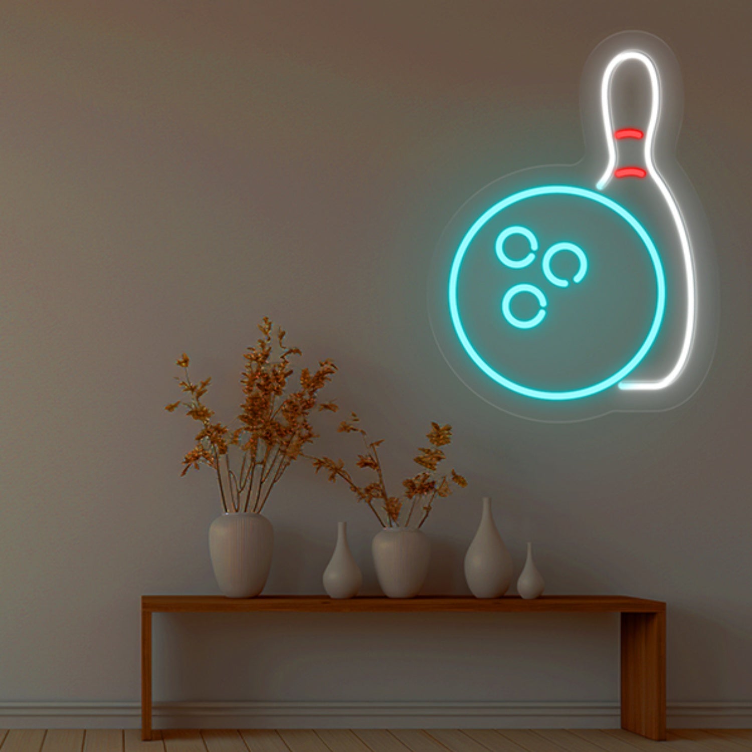 Bowling Led Neon Sign Wall Art Decor | Shineneon