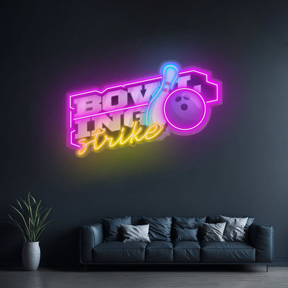 Bowling Strike Led Neon Sign Light Custom Led Signs - Shineneon