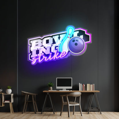 Bowling Strike Led Neon Sign Light Custom Led Signs - Shineneon