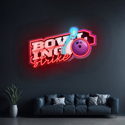 Bowling Strike Led Neon Sign Light Custom Led Signs - Shineneon