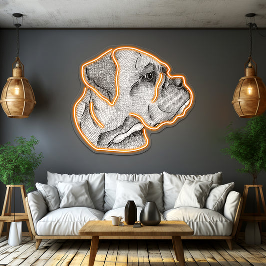 Boxer I Wall Artwork Neon Signs