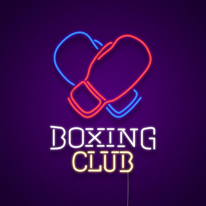 Boxing Club Led Neon Signs Wall Art Neon Led Light | Shineneon