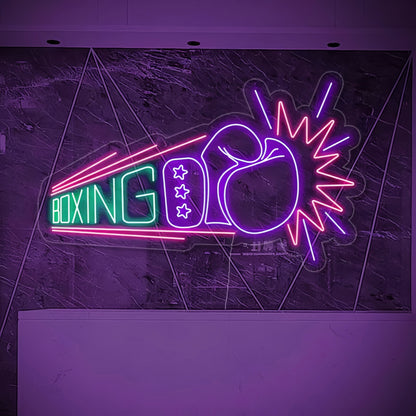 Boxing Glove Add Neon Sportiness To Your Space | Shineneon