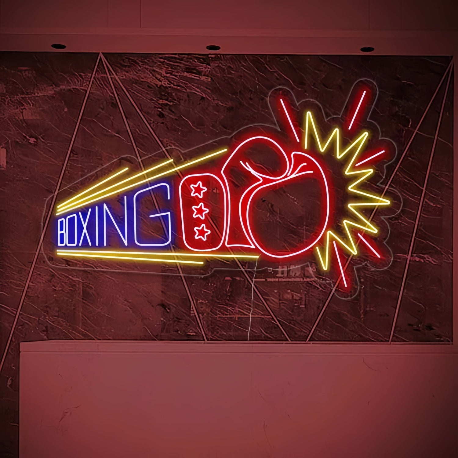 Boxing Glove Add Neon Sportiness To Your Space | Shineneon