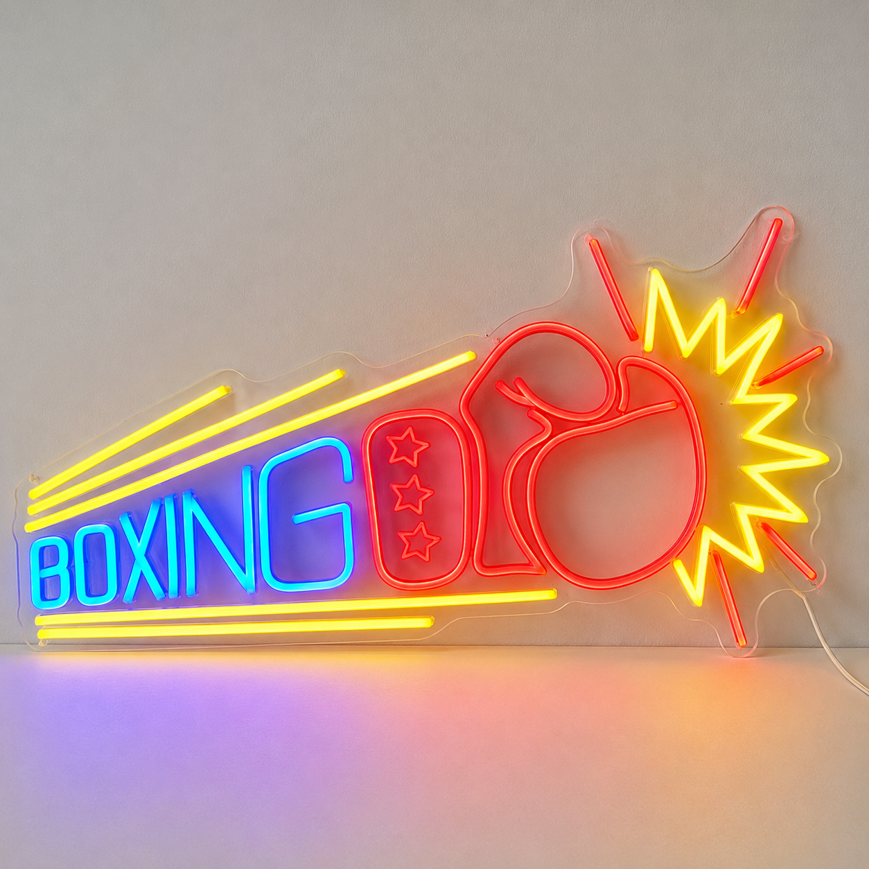 Boxing Glove Room Decor LED Neon Sign main product image