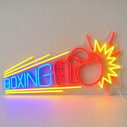 Boxing Glove Room Decor LED Neon Sign main product image