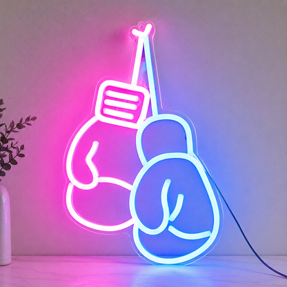 Boxing Glove Sports Room LED Neon Sign main product image