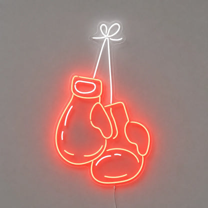 Boxing Gloves Bow Neon Sign LED Neon Sign main product image