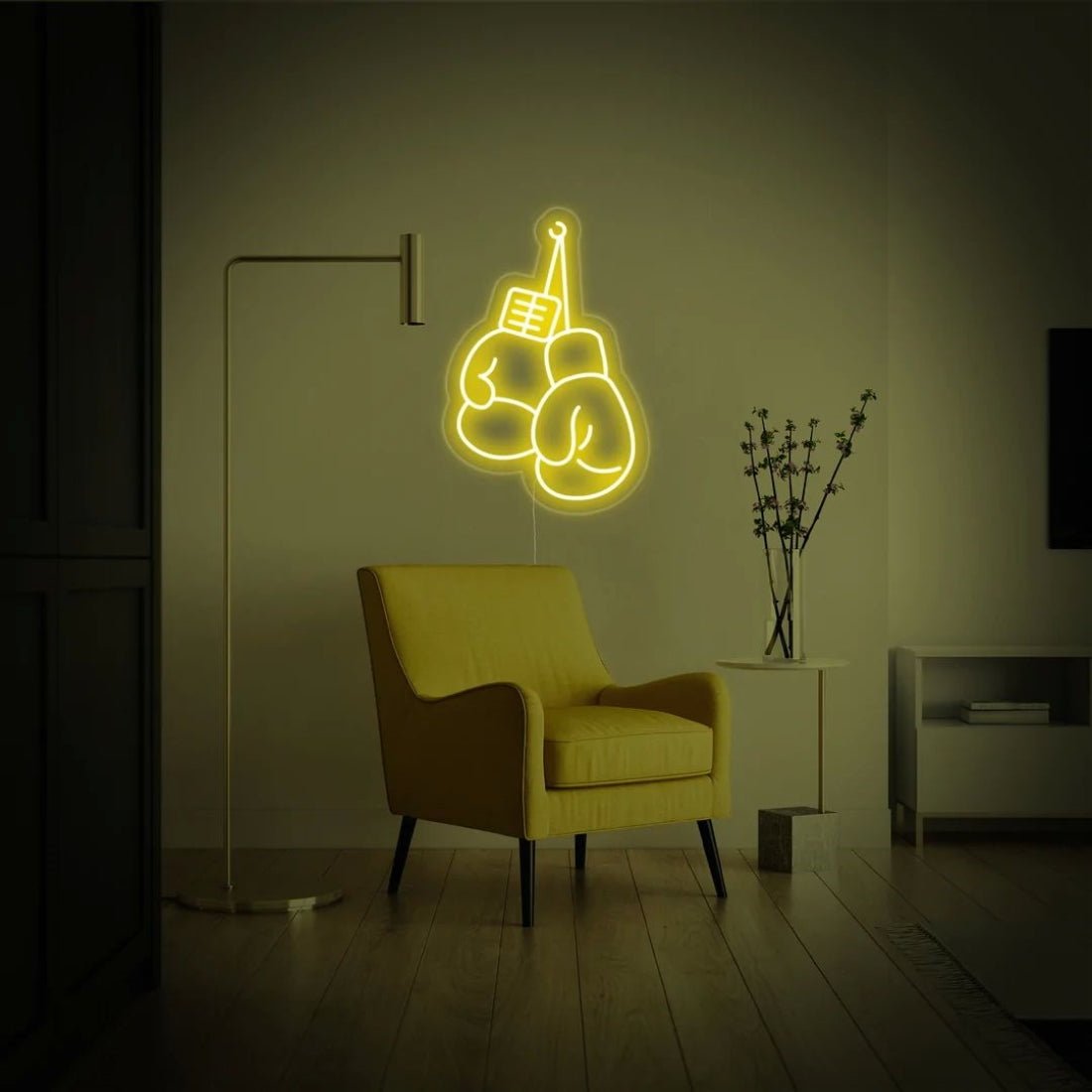 Boxing Gloves Led Sign Business Neon Sign - Shineneon
