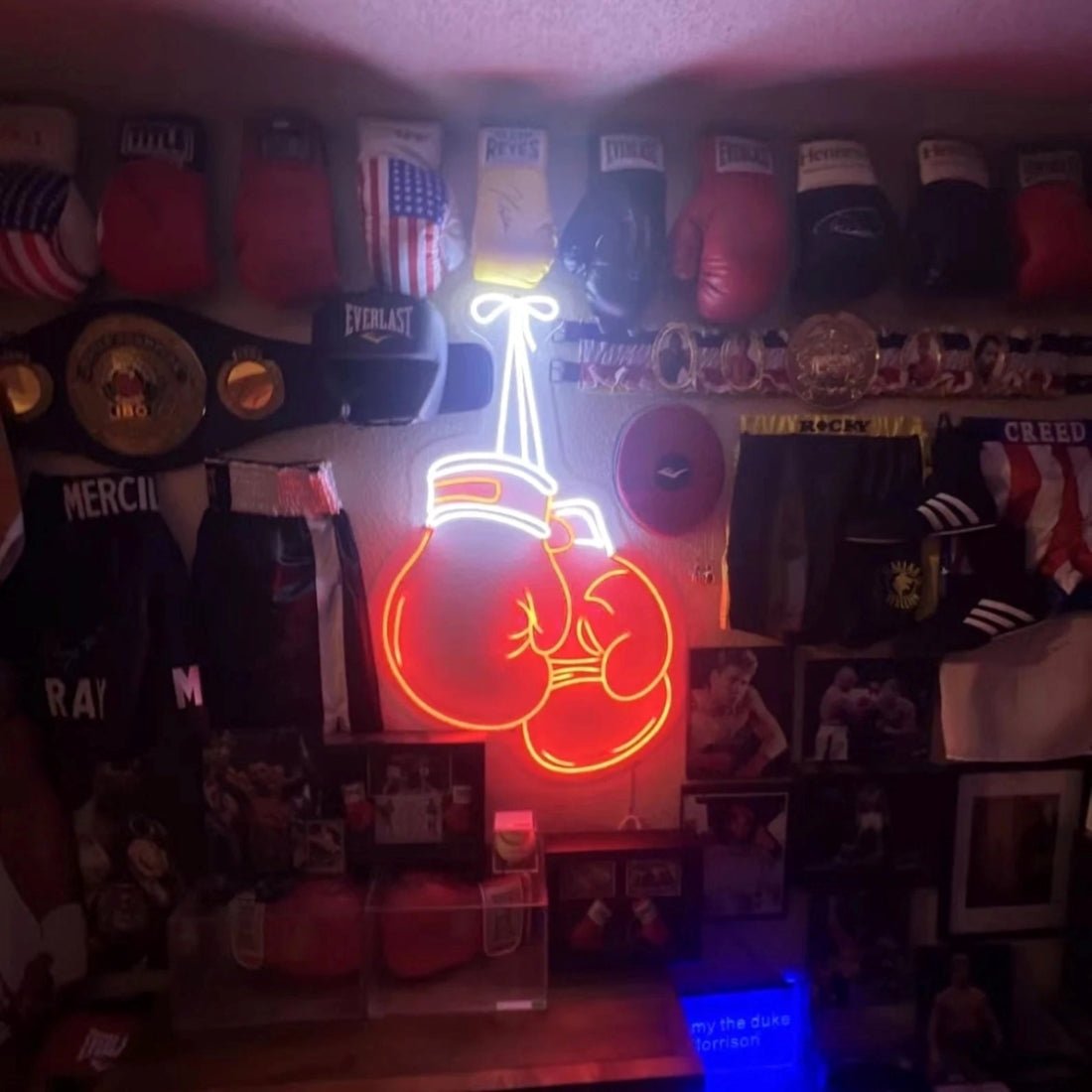 Boxing Gloves Led Sign Business Neon Signs Wall Art - Shineneon