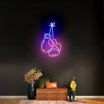 Boxing Gloves Neon Signs Wall Decor - Shineneon