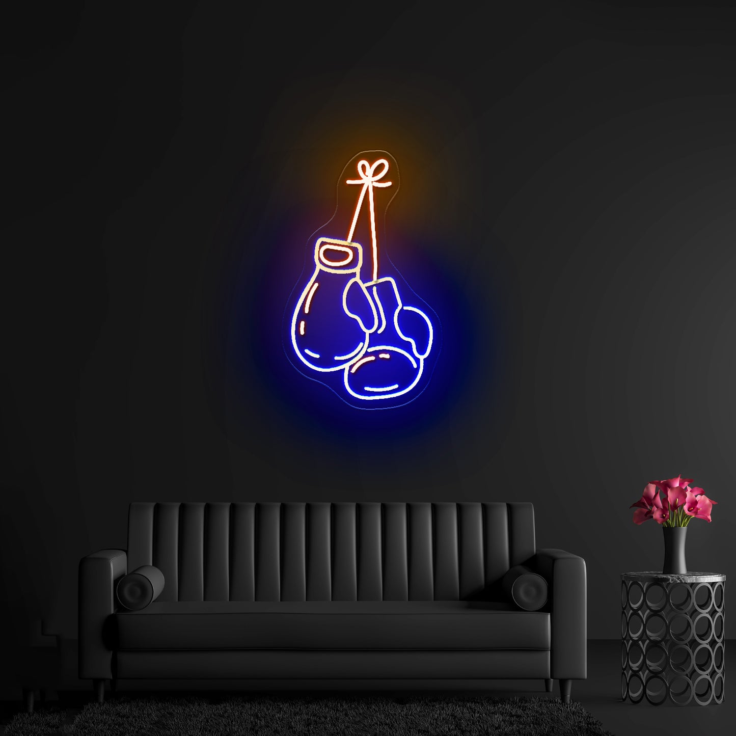 Boxing Gloves Neon Signs Wall Decor