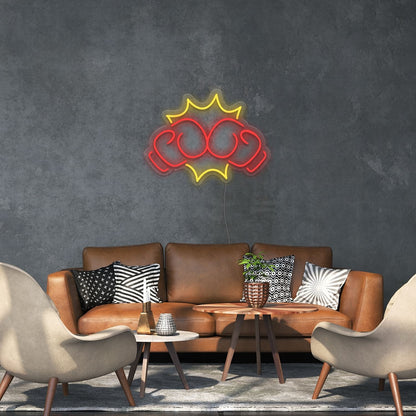 Boxing Punch Led Neon Signs Wall Art Led Light | Shineneon