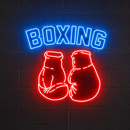 Boxing Room Gloves Neon Sign LED Neon Sign main product image